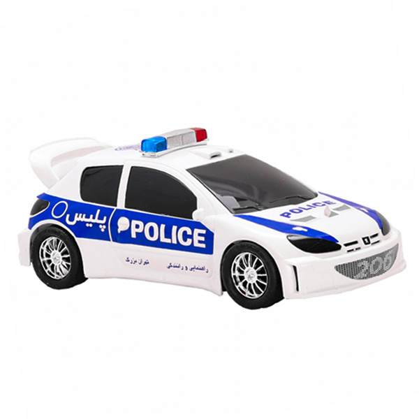 ماشین پلیس اسباب بازی مدل پژو 206 وکیومی 2060